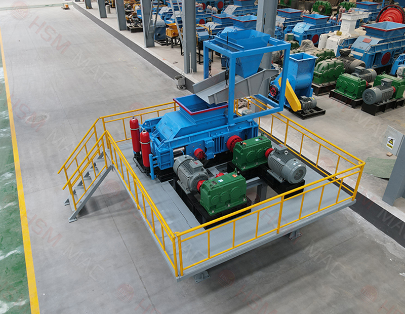 液压对辊制砂机