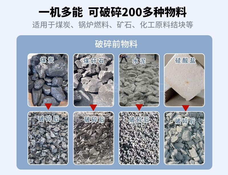 沥青再生料破碎筛分机适用物料