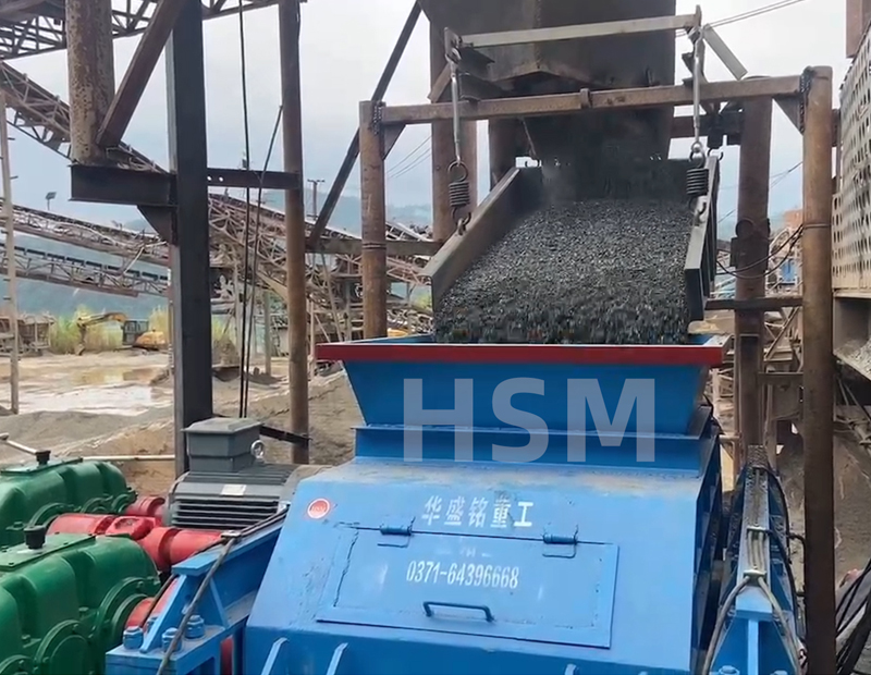 废渣对辊破碎机